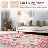 Feminine Vintage Floral Whirl(Pink)