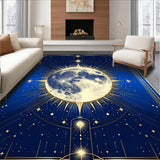 Vibrant Cosmic Spiral Design(Blue)