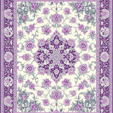 Rustic Lavender Trellis Design(Ivory)