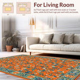 Luxurious Textured Garden Motif(Orange)