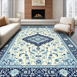 Striking Modern Abstract Floral(White)