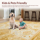 Whimsical Ogee Print Appeal(Beige)