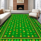 Rustic Green Trellis Motif(Green)