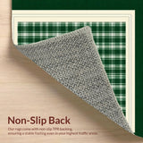 Sophisticated Cream and Gray Plaid(Green)