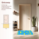 Stylish Modern Fish Stripe Decor(Blue)