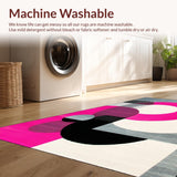 Bold Retro Circular Geometry Palette(Pink)