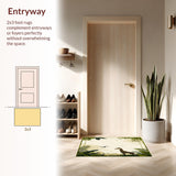 Oliveira Beige Abstract Animal Inspired Design(Beige)
