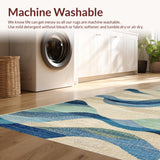 Marine Life Treasure Digital Print With Nautical Charm And Seashell(Beige)