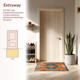 Minimalist Medallion Tiled Aesthetics(Orange)