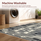 Elegant Monochrome Zebra Motif(Black)