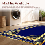 Chic Symmetrical Navy Composition(Blue)