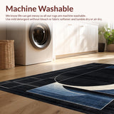Vivid Multicolor Contemporary Motif(Black)