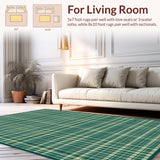 Trendy Multi Hued Geometric Influence(Green)