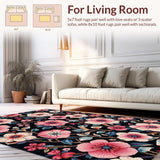 Bold Contemporary Petal Inspired(Black)