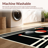 Classical Round Music Decor Meditation Mat(Black)