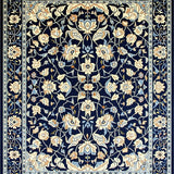 Vintage Blue Botanical Artistry(Blue)