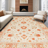 Cozy Amber Toned Geometric Print(Beige)