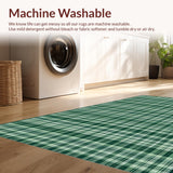 Minimalist Modern Multicolor Check(Green)