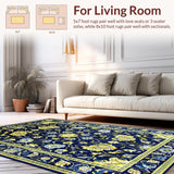 Vintage Floral Damask Elegance(Blue)