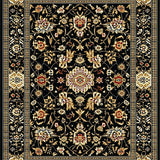 Chic Abstract Flower Design(Black)