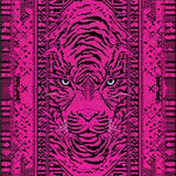 Daring Black and Pink Contrast(Pink)