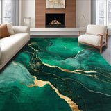 Contemporary Grey Swirl Motif(Green)