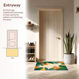 Sophisticated Tropical Print Style(Yellow)