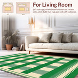 Timeless Green Checkered Aesthetic(Green)