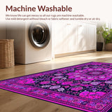 Lush Purple Floral Motif(Purple)