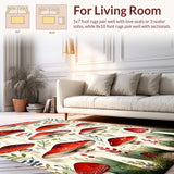 Modern Whimsical Fungal Illustration(Red)