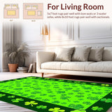 Artful Celtic Inspired Welcome Mat(Green)