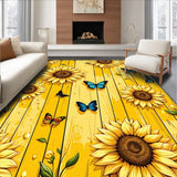 Colorful Rustic Butterfly Motif(Yellow)
