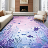 Radiant Color Splash Seascape(Purple)
