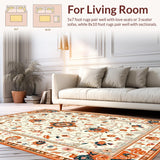 Eclectic Vibrant Floral Burst(Beige)