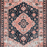 Rustic Salmon Toned Trellis Design(Gray)