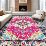 Distressed Pink Geometric Elegance(Pink)