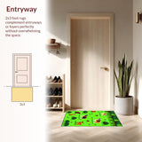 Distinctive Textured Farmyard Visuals(Green)
