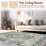 Chic Vintage Floral Medley(Blue)