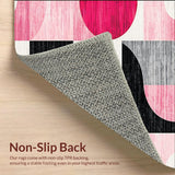 Trendy Wavy Modern Motif Fusion(Pink)