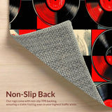 Bold Retro Circular Music Motif(Black)