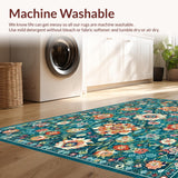 Lively Geometric Flower Fusion(Blue)