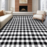 Chic Monochrome Patterned Style(Black)