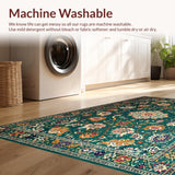 Textured Vintage Floral Elegance(Blue)