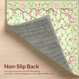 Whimsical Nature Inspired Bloom Motif(Beige)