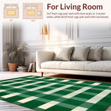 Modern White and Green Geometry(Green)