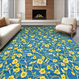 Rustic Blue Floral Elegance(Blue)