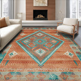 Vibrant Tribal Distressed Composition(Orange)