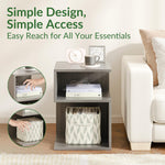 ODIKA Tokyo S Minimalist 3 Tier End Table - ODIKA