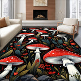 Contemporary Earthy Floral(Red)