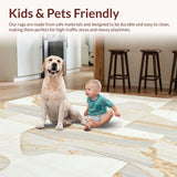 Marble Abstract Geometric(Beige)